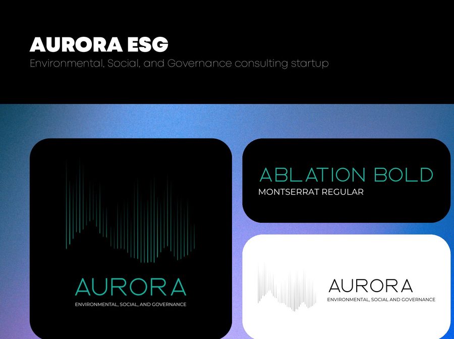 Aurora ESG logo lockup