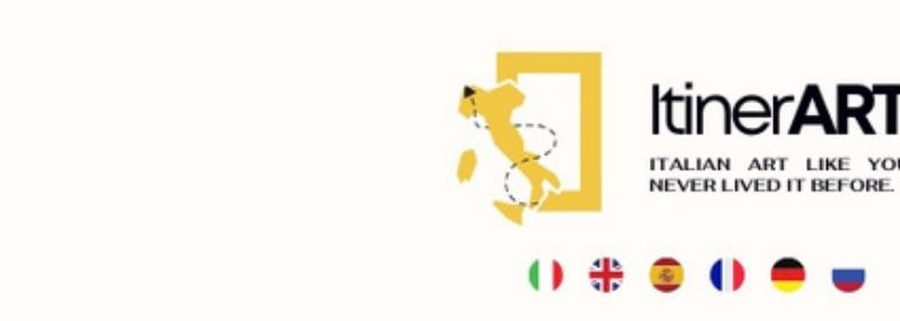 ItinerARTE logo and language selector